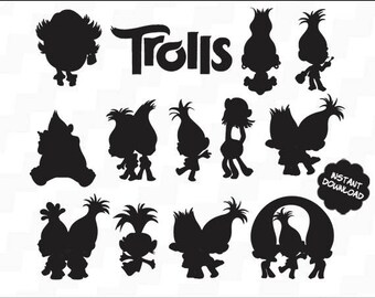 Trolls SVG Trolls Characters SVG Poppy svg Branch svg