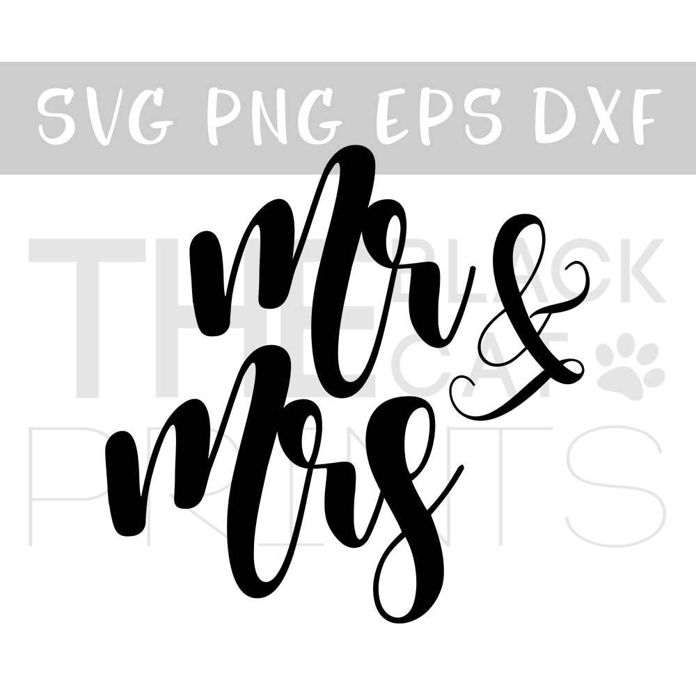 Download Mr & Mrs svg file Wedding svg cut file for Cricut Bridal svg