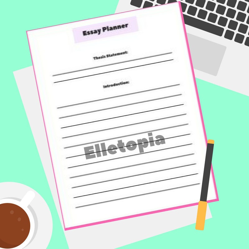 essay planner printable for students