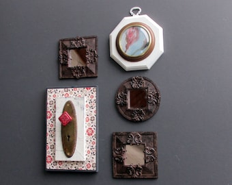 wall art collage / "Vintage Floral" / home decor / wall gallery