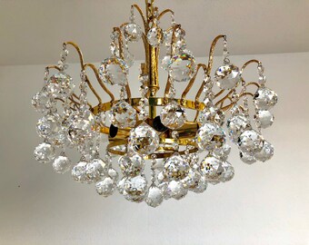 Palwa Crystal chandelier mid century modern