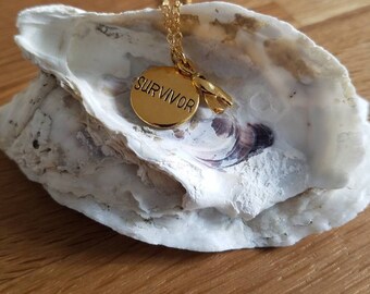 Survivor Necklace, Cancer Necklace
