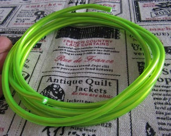 1meter of aluminum wire covered with fluorescent green plastic (5mm diameter)