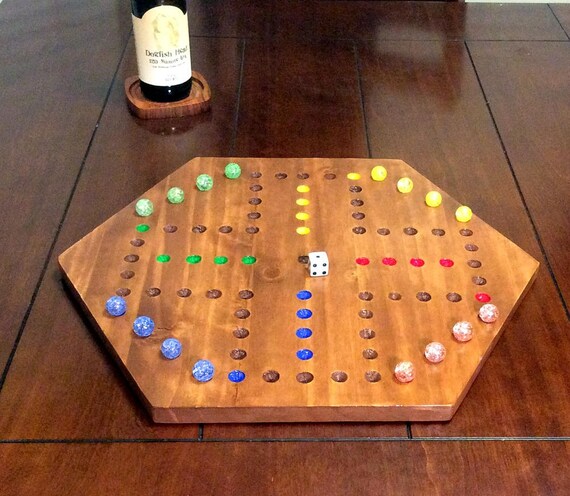Wooden Game With Marbles hexagon 100 player wahoo board aggravation game board marble 51 Wooden Game With Marbles hexagon 100 player wahoo board aggravation game board marble 51