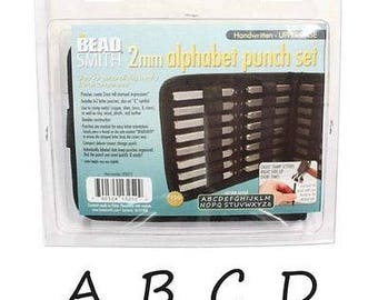 Beadsmith Upper Case Handwritten Metal Elements Stamp Set 2mm A-Z + & LPS013 Stamping