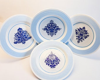 blue wall decor etsy