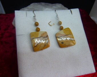 Genuine MOOKAITE earrings