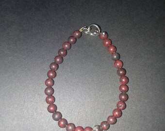 Bloodstone bracelet.