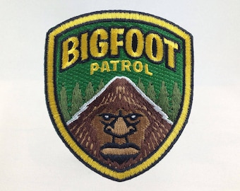 Bigfoot Patrol embroidered patch