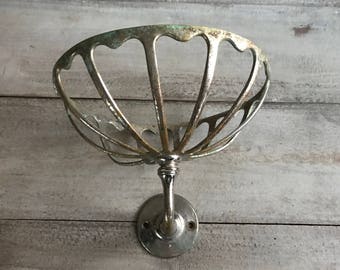 French Bath Soap Dish, Porte Savon Wall Mounted, Farmhouse, Shabby Chic