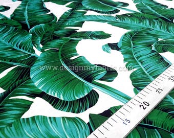 Banana leaf jacquard fabric #2155