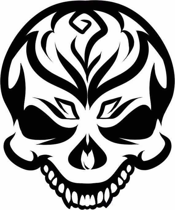 Tribal Skull Vinyl Decal   Il 570xN.902252778 3luh 