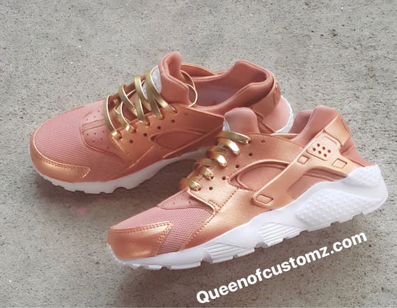 All rose gold huaraches Clearance