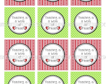 Printable Teacher Appreciation Jolly Rancher Gift Tags