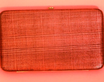 Kiss and Tell Pink and Black Clutch now reduced 20 percent