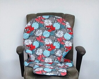 Graco replacemen high chair pad, Duodiner or Blossom baby accessory child chair cushion, kids furniture, feeding chair pad, windflowers