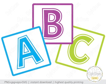 simple block letters