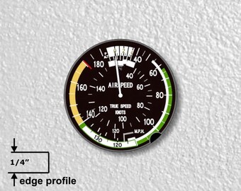 Aviation Airspeed Indicator Medium Wall Plaque