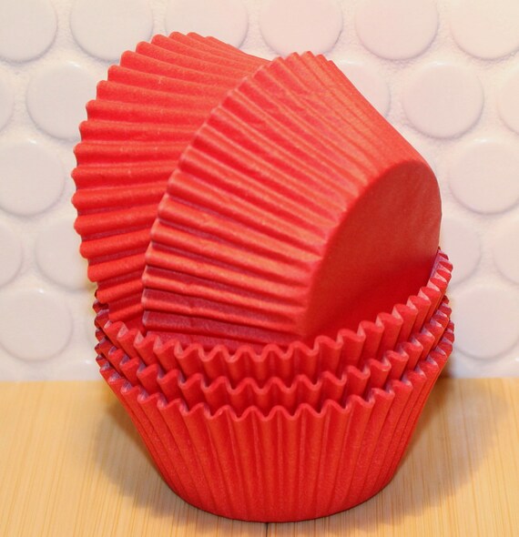 Red Cupcake Liners Qty 45 Red Cupcake Liners Red Baking