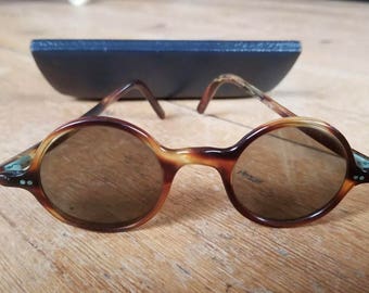 Original Art Deco Sunglasses Round 1920s Antique