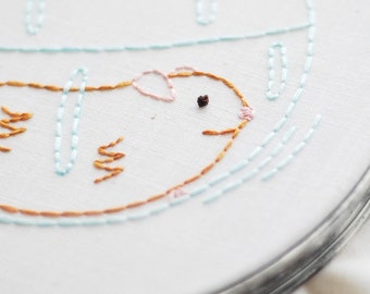 Hampstie Hamster - Hand Embroidery Pattern