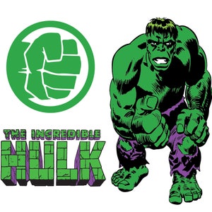 Download Hulk silhouette | Etsy