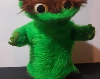 des années 1970 Oscar le grincheux marionnette à main