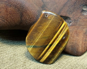 Sale #EarthDay ~ Natural Tiger Eye Interesting Flag Wave Shape