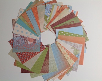 6 x 6 scrapbook paper pack, Destash scrapbook paper, 29 assorted papers, scrapbook paper, variety pack, mixed paper pack, value pack