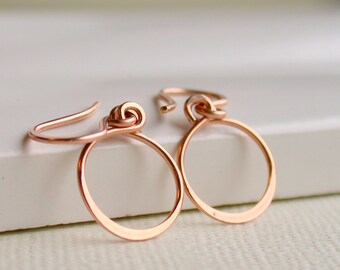 Petite Hoop Earrings. Small Hoop Earrings. Dainty Hoop Earrings.