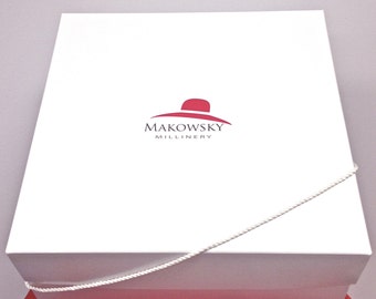 Makowsky Millinery Hat Box, Storage for Hats, Hat Boxes for Hats
