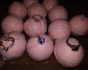 Sale! J'Adore scented Shimmer Bath bomb with jewelry hidden inside