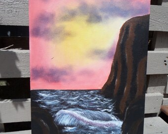Evening Seascape Painting