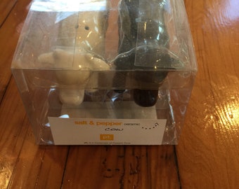 Cow Salt and Pepper Shakers
