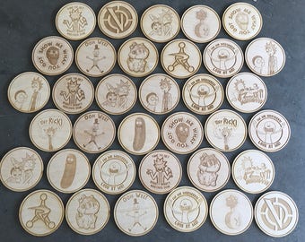 Rick and Morty coasters!