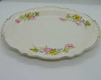 Homer Laughlin. Virginia Rose. Oval Platter.