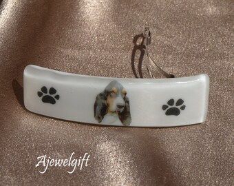 Bassett Fused Glass Barrette 113083