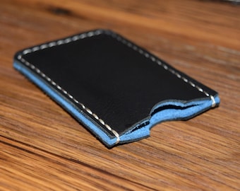 iPod Nano 7th Generation Leather Case, Black Leather, Suede Lining, iPod Nano Sleeve, iPod Nano Case, Leather iPod Nano Case, iPod 7th Gen