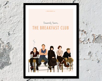 NEW & IMPROVED** The Breakfast Club high quality film print (A5, A4, A3)