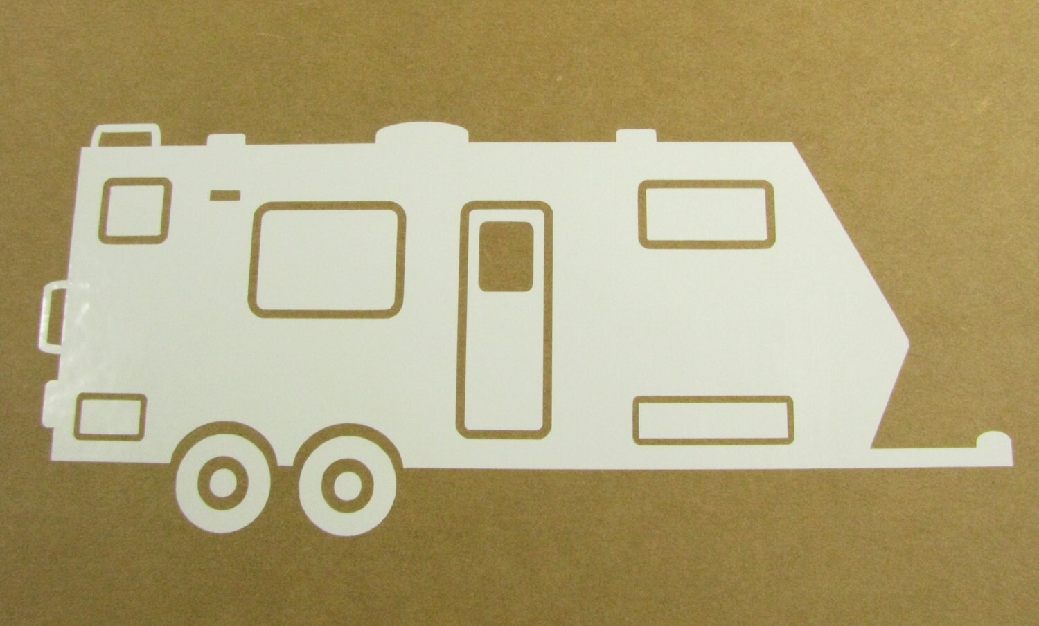 Travel trailer car window decal caravan camping trailer