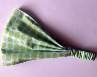 Headband - Amy Butler Sunspots in Mint fabric
