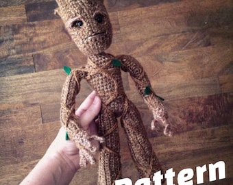 Tree Superhero doll Crochet Amigurumi Pattern