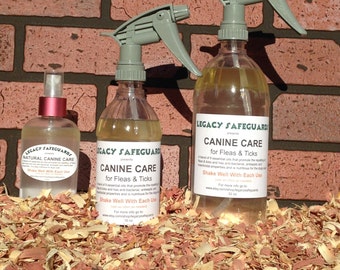 Natural Canine Flea & Tick Repellent Made with Pure Essential Oils
