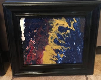 8x10 Framed Acrylic Painting