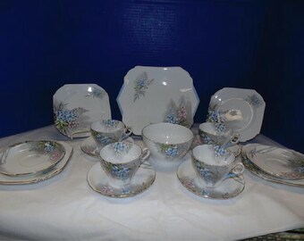 Shelly dessert set pinks grey