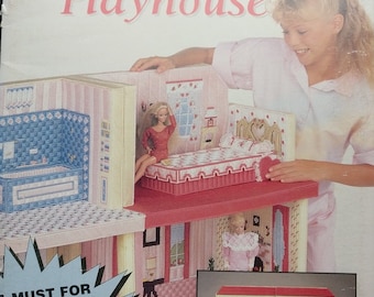 Plastic Canvas Fashion Doll Playhouse Pattern Book
