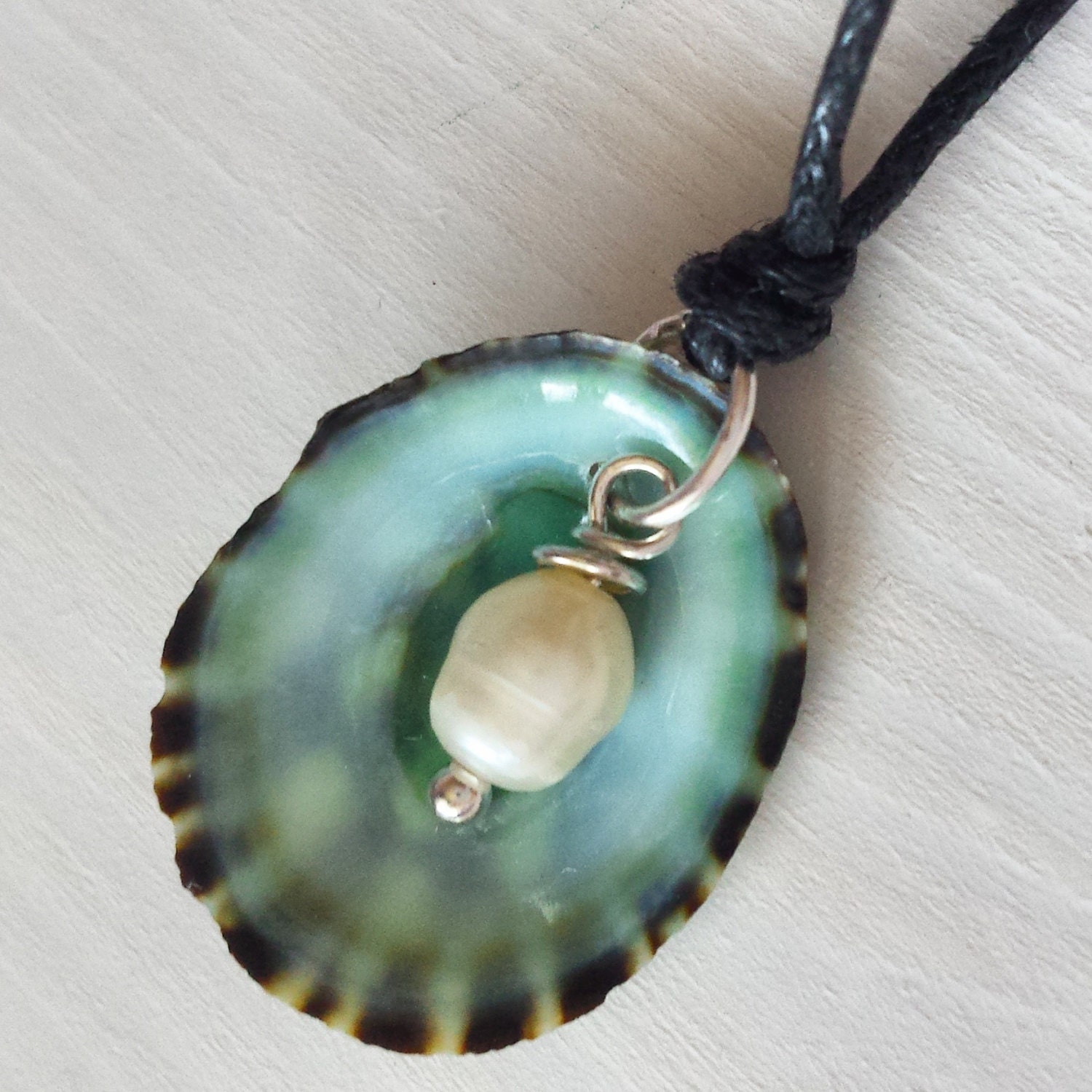 Necklace for the Beach SeaShell Limpet jewelry