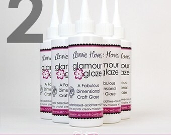 THE BEST GLAZE for Scrabble Pendants and Glass Pendants. 2 bottles of Glamour Glaze.