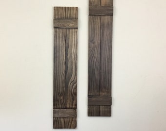 Farmhouse Decor, Shutter Wall Decor, Wooden Shutters, Board and Batten Shutters