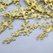 18pcs Lianas Brass Plant Filigree Finding 52x16mm Brass Stampings bf271